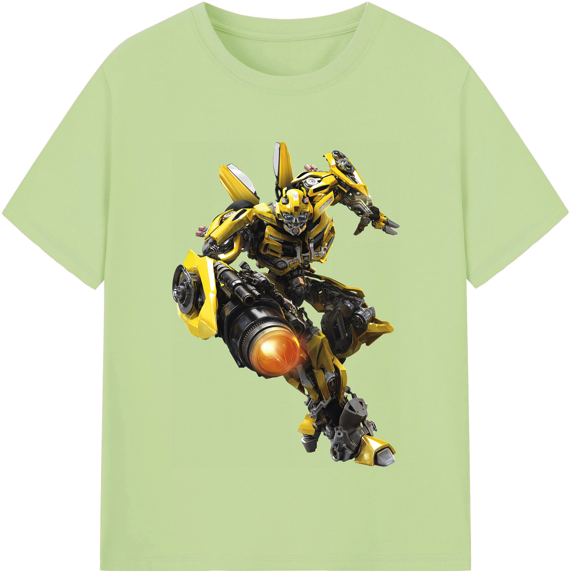 （画像用） Transformers トランスフォーマー 綿100％半袖Tシャツ（フロントプリント）